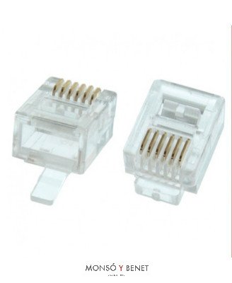 PLUG TELEFONO 6P6C No. 9183