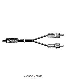 CONEXION 1M2M RCA No. 9712 AUDIO