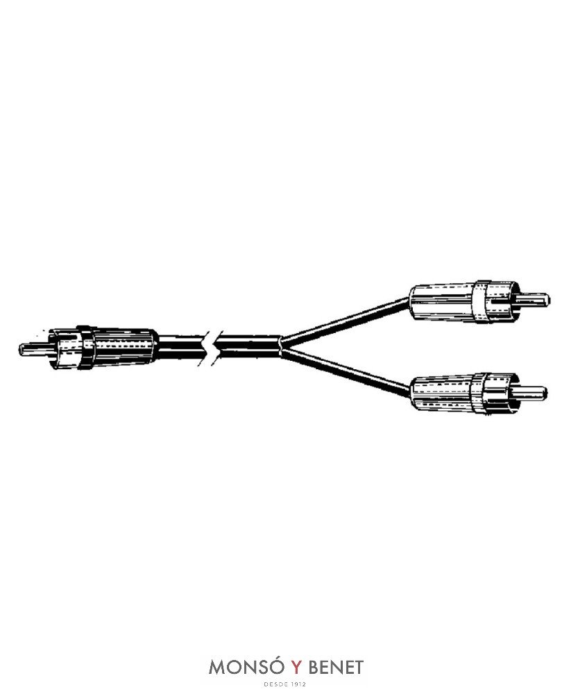 CONEXION 1M2M RCA No. 9712 AUDIO