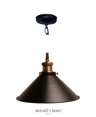 COLGANTE CADENA RETRO ART-P NEGRO