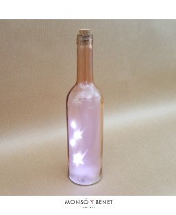 BOTELLA ILUMINADA ESTRELLAS BE-2736 3R03