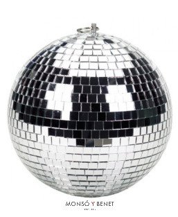BOLA DE ESPEJOS DISCOTECA DIAMETRO 20CM CON GANCHO