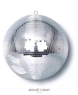 BOLA DE ESPEJOS DISCOTECA DIAMETRO 30CM CON GANCHO