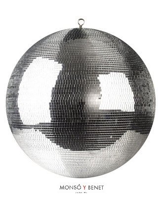 BOLA DE ESPEJOS DISCOTECA DIAMETRO 50CM CON GANCHO