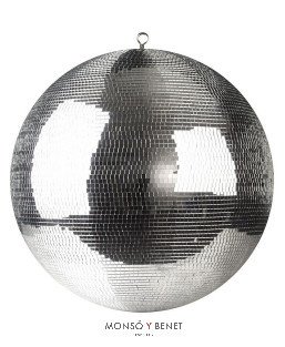 BOLA DE ESPEJOS DISCOTECA DIAMETRO 50CM CON GANCHO