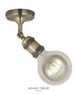APLIQUE METAL E27 CALABRI PAVONADO (BOMBILLA APARTE)