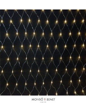 RED 100 LED BLANCO FRÍO – CABLE VERDE