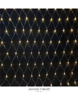 RED 100 LED BLANCO FRÍO – CABLE VERDE