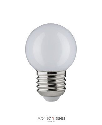 BOMBILLA ESFERICA OPAL 230V 25W E27
