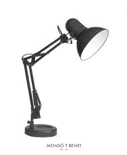 FLEXO SOBREMESA F-19424 NEGRO
