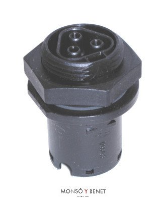 CONECTOR HEMBRA FAROL HE-021 N