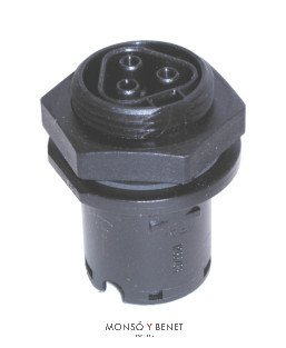 CONECTOR HEMBRA FAROL HE-021 N