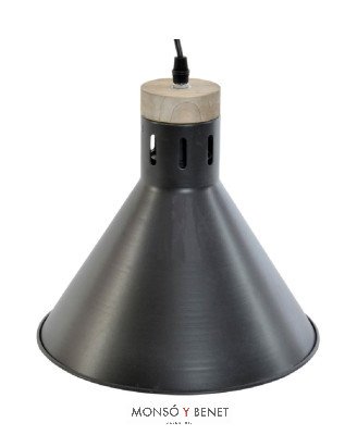 COLGANTE METAL Y MADERA LA-1559
