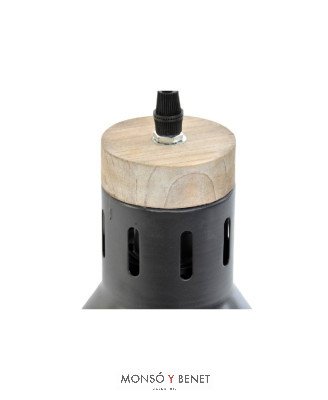 COLGANTE METAL Y MADERA LA-1559