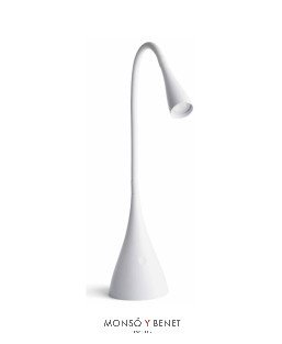 FLEXO LED SOBREMESA LENA BLANCO
