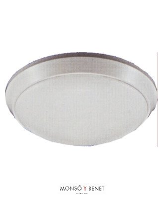 PLAFON LED SUPERFICIE 18W.P-455 PLATA CALIDA