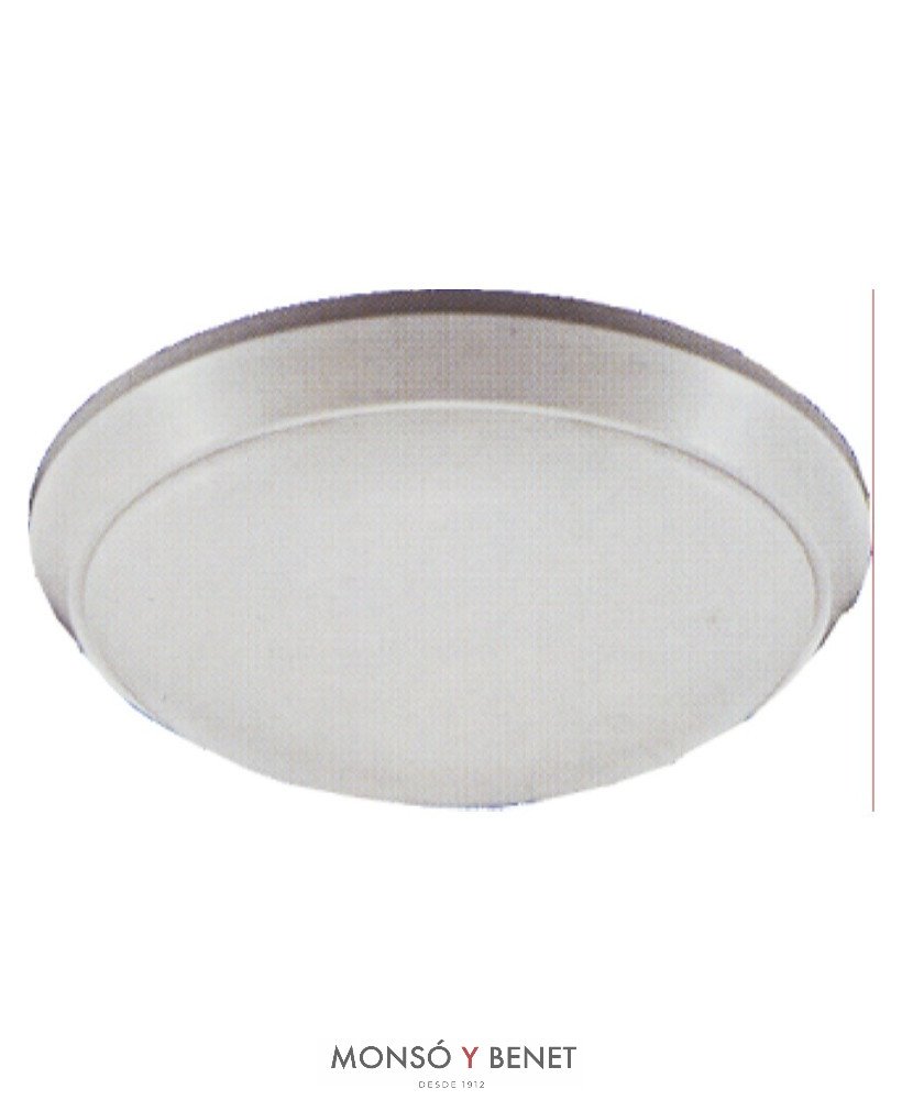 PLAFON LED SUPERFICIE 18W.P-455 PLATA CALIDA