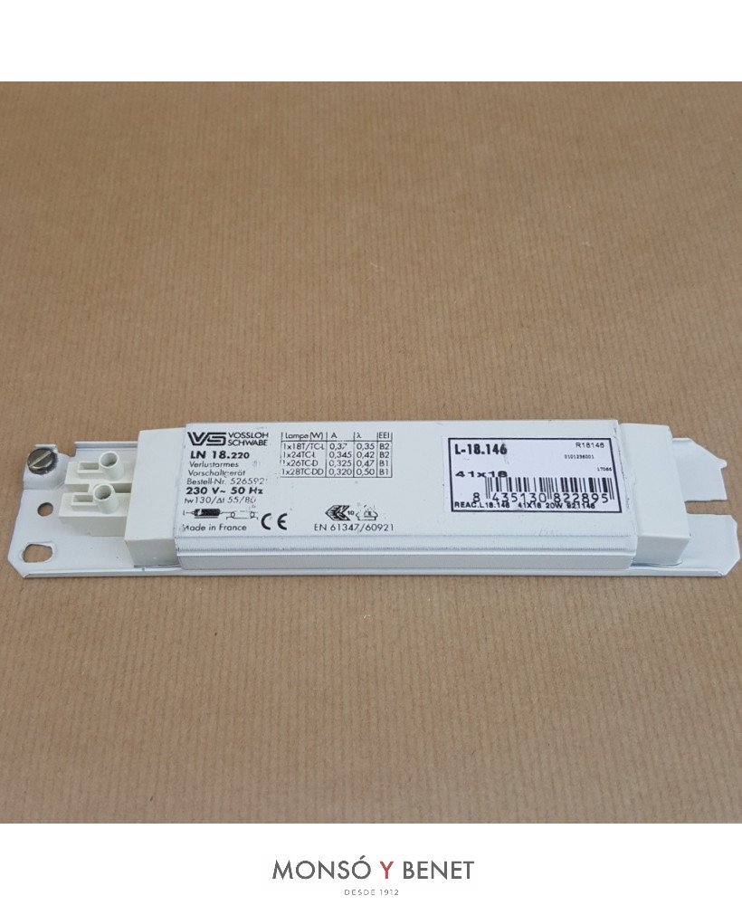 REACTANCIA L18.146 41X18 20W 921146