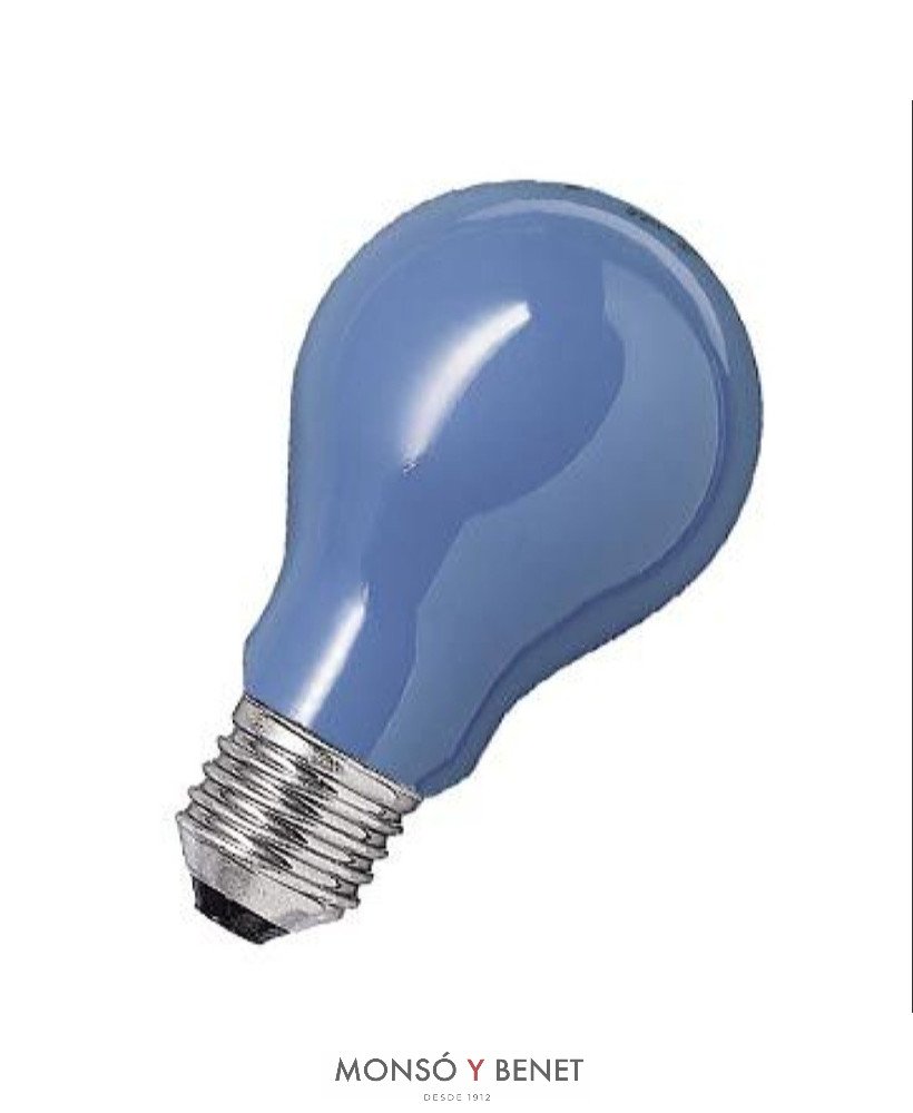 BOMBILLA STANDARD AZUL 230V 25W E27