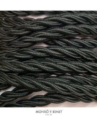 ROLLO 100M.TRENZADO 2X1 NEGRO
