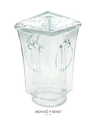 TULIPA LÁMPARA VINTAGE CRISTAL TU-5931 TRANSPARENTE