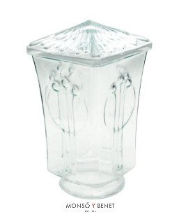TULIPA LÁMPARA VINTAGE CRISTAL TU-5931 TRANSPARENTE