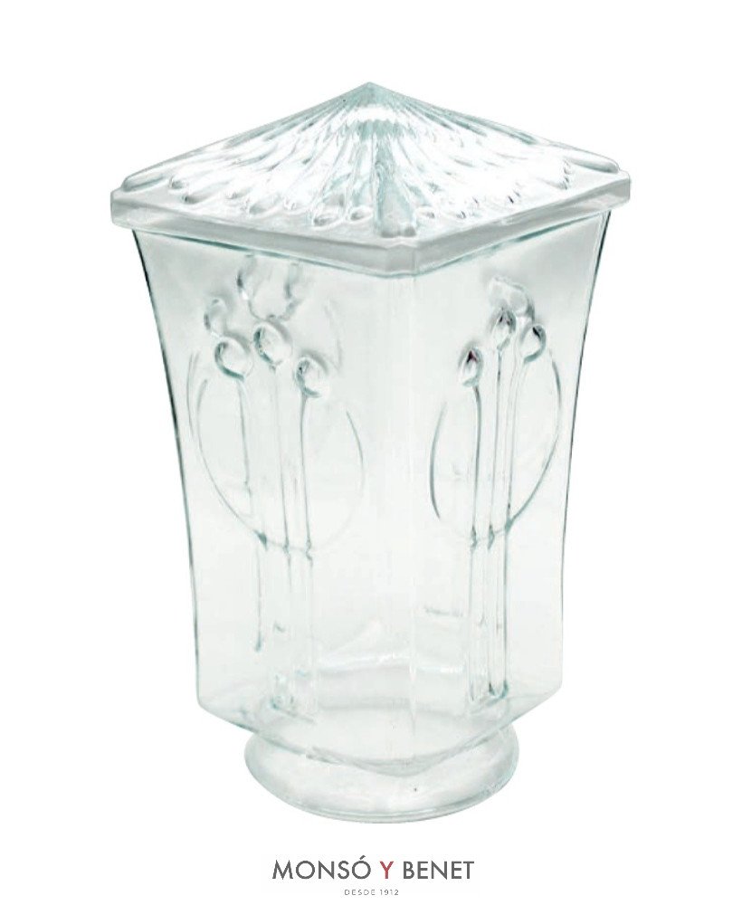 TULIPA LÁMPARA VINTAGE CRISTAL TU-5931 TRANSPARENTE