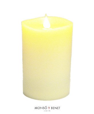VELA LLAMA OSCILANTE BAJA LED VD-290 BLANCO CERA OLOR VAINIL