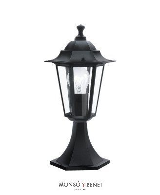 FAROLA CON BASE VIENA NEGRA