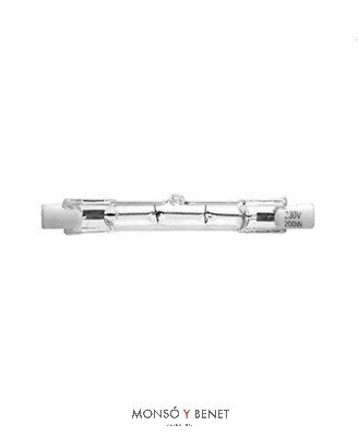 BOMBILLA HALOGENA 78MM. 230V 200W R7S