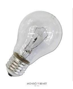 BOMBILLA STANDARD CLARA 125V 40W E27