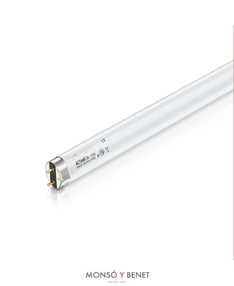 TUBO FLUORESCENTE ACTINICO BL 1a. MARCA 15W G13