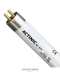 TUBO FLUORESCENTE ACTINICO BL 1a. MARCA 6W G 5