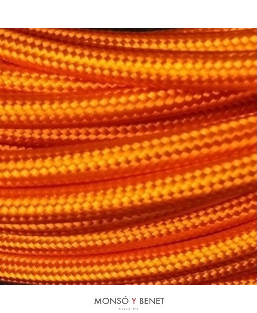 ROLLO 25M.TEXTIL 2X0.75 NARANJA 42
