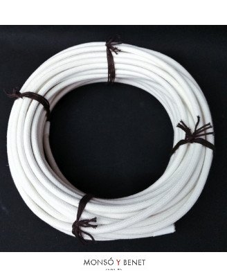 ROLLO 25M.TEXTIL 2X0.75 BLANCO 01