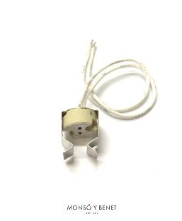 PORTALAMPARAS G4 y G5,3 No. 1317 PINZA