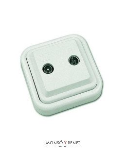 BASE TV+FM KRISTAL No. 2711 BLANCO