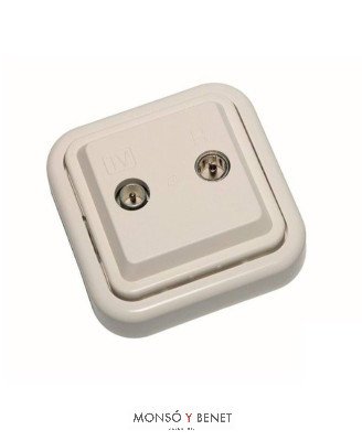 BASE TV+FM KRISTAL No. 2711 MARFIL