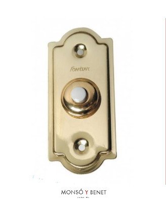 PULSADOR TIMBRE No. 1159 DORADO