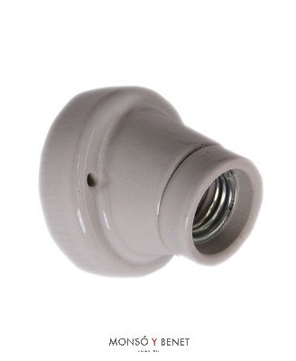 PORTALAMPARAS E-27 ZOCALO INCL. No. 621 BLANCO