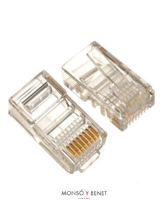 PLUG TELEFONO 8P8C No. 9185