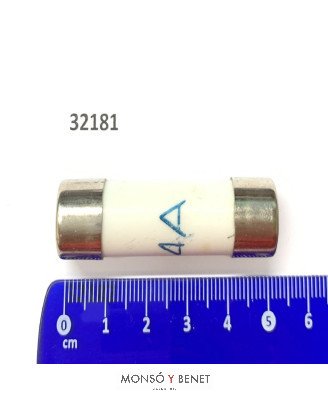 FUSIBLE CERAMICO 14 X 51 mm. 4A. No. 32181