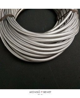 ROLLO 25M.TEXTIL 2X0.75 GRIS 63
