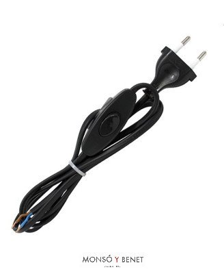 CONEXION INTERRUPTOR 2x0.7 No. 20/2M NEGRO