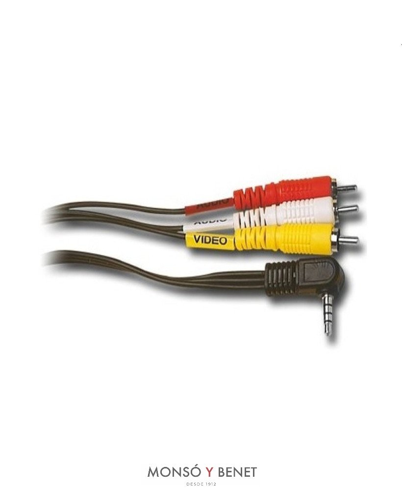 CONEXION JK3.5/3RCA No. 9098 VIDEO