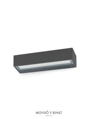 APLIQUE BANADOR LED TOLUCA GRIS OSCURO