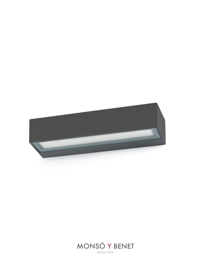 APLIQUE BANADOR LED TOLUCA GRIS OSCURO