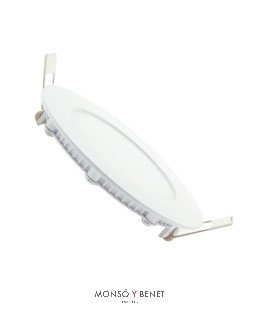 ARO REDONDO EMPOTRAR 12W LED A-700 B BLANCO NEUTRO 3000K