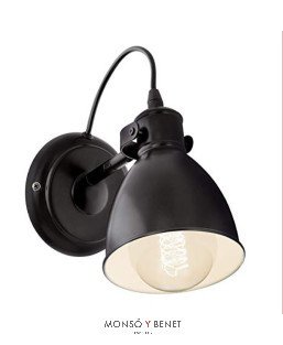 FOCO RETRO METAL F-49468 NEGRO