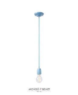 COLGANTE PORCELANA 7207-P AZUL